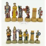 Sakkfigura készlet /Rómaiak vs Perzsák/