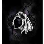 Fekete sárkányszív gyűrű- Kifutó termék!