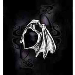 Fekete sárkányszív gyűrű- Kifutó termék!