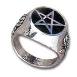 Roseus Pentagram Ring