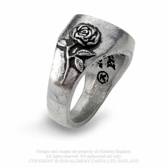 Rózsa pentagram gyűrű