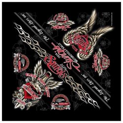 Szárnyas szíves(Sturgis 2014) kendő