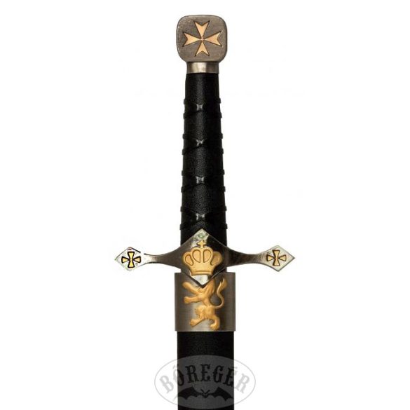 Templomos dísztőr,oroszlánnal és koronával