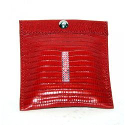 Swarovski kristályos hülőbőr tok