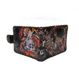 Színes koponyás pénztárca