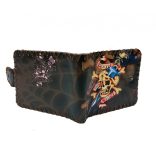 Színes koponyás pénztárca