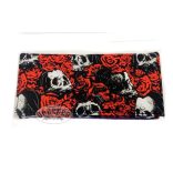 Rózsás koponyás pénztárca