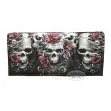 Öt koponyás rózsás pénztárca