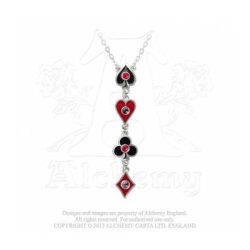 Nyerő ászok rockabilly női nyaklánc