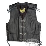 Man leather vest